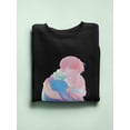 thumbnail image 3 of Manga Couple Soft Embrace Sweatshirt Women -Image by Shutterstock, Female XX-Large, 3 of 4