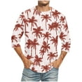 thumbnail image 1 of Tops para hombre, blusas y camisas de cuello redondo y manga corta para hombre, blusas casuales de moda con cuello redondo y manga corta, blusas para hombre, blusas de poliéster para hombre, 1 of 4