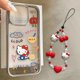 thumbnail image 3 of Sanrio funda de teléfono galvanizada Hello Kitty para iPhone, 15, 16, 14, 13 Pro Max, 11, 12, 13 Pro, XR, XS MAX, 7, 8 Plus, Y2K, bonita y suave, 3 of 4