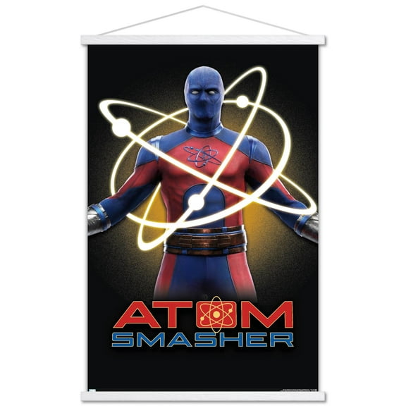 DC Comics Movie Black Adam - Atom Smasher Wall Poster with Magnetic Frame, 22.375" x 34"