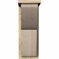 thumbnail image 2 of 8"W x 14"D x 22"H Crestline Rough Sawn Corbel w/Backplate, Douglas Fir, 2 of 9