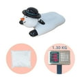 thumbnail image 3 of tredstone Snow Snowman Inflatable Thicken Reusable Tube Sled Cutely Sport Circle Cold-resistant Handle Resistance Outdoors, 3 of 8