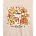 thumbnail image 3 of Diet Coke - Diet Coke Retro Flowers - Womens French Terry Long Sleeve Shirt, 3 of 5