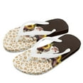 thumbnail image 2 of FUIALDOLG Girls Boys Funny Cow Sunflower Print Flip Flops Sandals Kids Water Shoes - Thong Beach Slides Slip On Quick Dry (Toddler-Little Kid) Size 10, 2 of 7