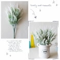 thumbnail image 3 of Artificial Weeping Willow, Plastic Plants Greenery Leaves Fake Hanging Vine Faux Ivy Garland UV Resistant for Home Indoor Outdoor Garden Door Wall Baskets Wedding Party Table Decor Decoration - 4 Pcs, 3 of 5