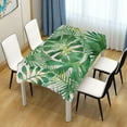 thumbnail image 7 of Tropical Palm Leaves Rectangle Tablecloth, Dust Proof Anti Wrinkle Wipeable Table Cloth Tabletop for of Dinner Kitchen Wedding Holiday Party 60"x108" Home Decor, 7 of 7