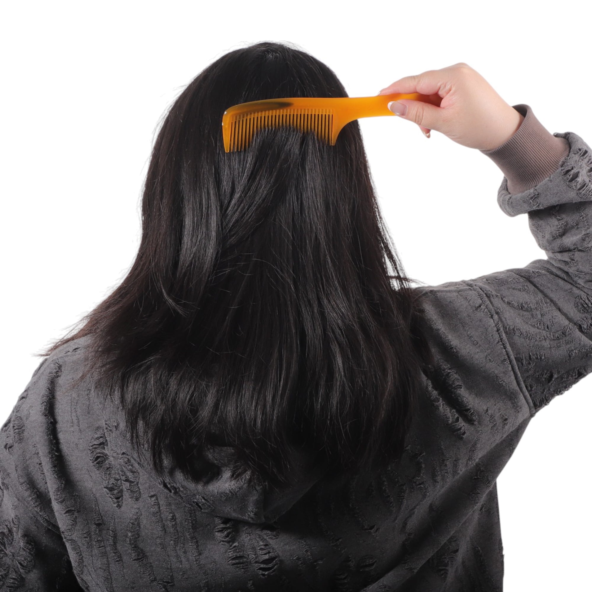 Unique Bargains 1 Piece Women Lightweight Tendon Comb in Vibrant Orange Color
