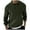 Army Green, variant on QUINDOS Mens Shirts Mens Fall And Winter Fashion Casual Lapel Loose Fallow Button Pullover Sweater Long-Sleeved Lapel Loose Leisure Tee Shirts