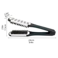 thumbnail image 2 of Qarigey Hair Straightening Comb Tools Home Universal Hairdressing Tool Hairstyling Hairs Straightener Simple Accessory Cuidado del cabello En blanco y negro, 2 of 6
