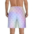 thumbnail image 3 of Kll Fish Scale1 Men'S Casual Summer Beach Shorts Hawaiian Shorts With Pockets-Medium, 3 of 9
