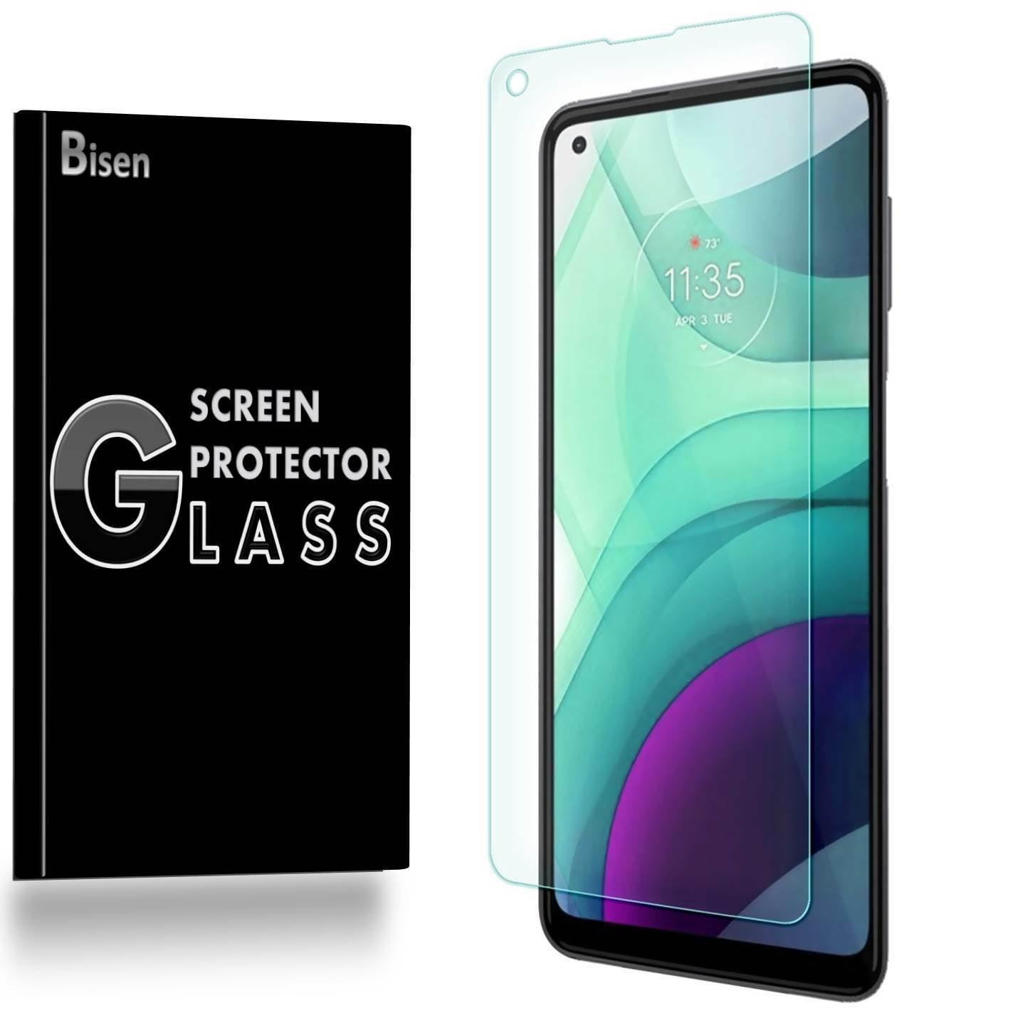 For Motorola Moto G Power (2021) [BISEN] Tempered Glass Anti Blue Light [Eye Protection] Screen Protector, Anti-Scratch, Anti-Shock, Shatterproof, Bubble Free