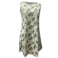 thumbnail image 3 of LOVZFMLL Dresses Women Fashionable Sleeveless Round Neck Printed Loose Long Dress, 3 of 5