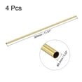 thumbnail image 2 of Uxcell Brass Tubing Seamless Straight Pipes Tubes 5.5mm x 0.25mm x 300mm, 2 of 5