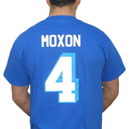 - Jonathan Moxon #4 Coyotes Jersey T-Shirt Varsity Blues Mox West Canaan