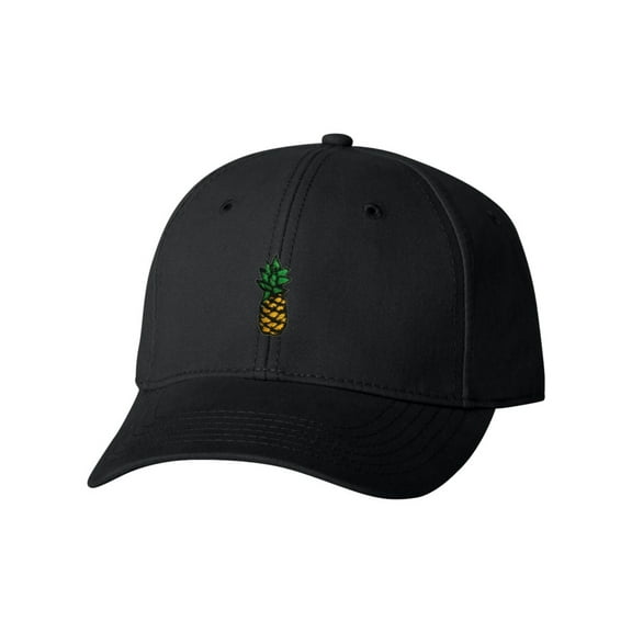 Adult Pineapple Embroidered Dad Hat Structured Cap