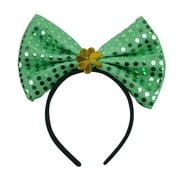 Awoscut St. Patrick's Day Headband Clover Decoration Party Hair Accessories