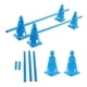 thumbnail image 1 of Juego de conos de vallas de agilidad para perros, equipo de entrenamiento de velocidad, altura ajustable, incluye 6 Altura del cono 23cm, 1 of 9