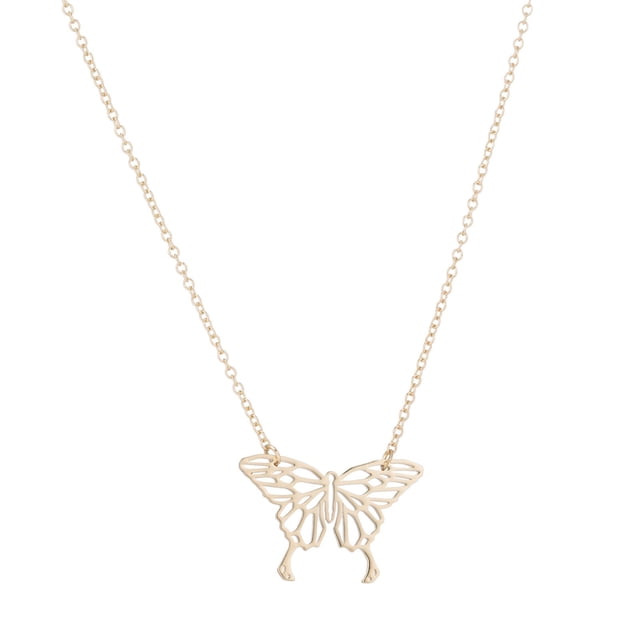 Collar creativo Cadena colgante de mariposa hueca femenina, regalo para novia Wmkox8yi sjalhkljlk5556