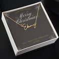 thumbnail image 5 of Signature Name Necklace - Merry Christmas Girlfriend, 5 of 8