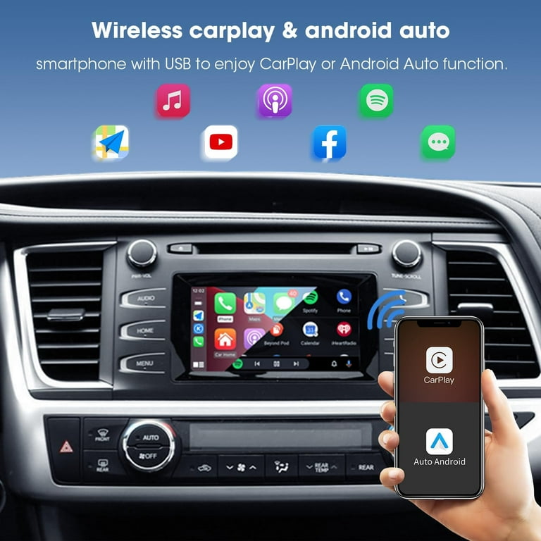Wireless CarPlay & Android Auto Adapter for Toyota (2014