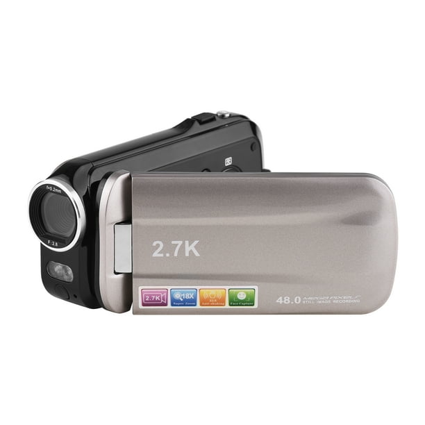 Andoer 2 7k Ultra Hd Mini Digital Video Camera Dv Camcorder 48mp 3 Inch Rotatable Lcd