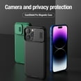 thumbnail image 6 of Allytech Magnetic Case for iPhone 15 Pro, Compatible with MagSafe, CamShield Pro Ultra Thin Shockproof Anti-Slip Case with Sliding Camera Cover for iPhone 15 Pro - Darkgreen, 6 of 15