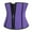 Purple, variant on Baberdicy Shapewear Zipper Underwear Waist Body Girdle Adjust Abdomen Shaping Corset Women Corset Shapeware Tummy Control Shapewear