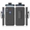 thumbnail image 3 of Compatible for Moto E 2020 Case with Tempered Glass Screen Protector Belt Clip Holster Defender Rugged Shock Proof Armor Protection Phone Cover [Black], 3 of 6