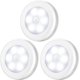 thumbnail image 1 of (Upgraded Version) Motion Sensor Lights, Battery-Powered LED Night Lights, Stick-Anywhere Closet Lights Stair Lights, Wall Lights (White - Pack of 3), 1 of 4