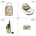 thumbnail image 3 of FORMRS Crossbody Bag for Women Quilted Travel Shoulder Cell Phone Purse with Chain Strap Handbag, Flying Planes, 3 of 7