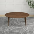 thumbnail image 2 of Pemberly Row Mid-Century 67" Rectangular Solid Wood Dining Table in Brown, 2 of 7