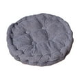 thumbnail image 2 of Fmbmuo Thick Seat Cushion Round 16x16 Inch Fade Resistant Seat Cushions, 1Pcs Cotton Modern Cushion (Gray), 2 of 6