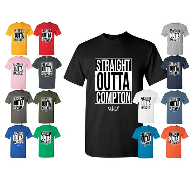 Outta Compton T-Shirt Mens Outfit Tee Short Sleeve T-Shirt Soft and Shirt, Lightweight Shirt Color Large - Walmart.com