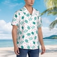 thumbnail image 3 of Pofeuu Sea Turtle Print Hawaiian Shirt for Men Sleeves Casual Button Down Summer Beach Dress Shirts T-Shirts,3X-Large, 3 of 7