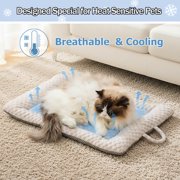 Petpals CoolNest Cat Cooling Mat, Anti-Slip, Chew-Resistant, Portable for Crate, Bed, Sofa, Car