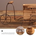thumbnail image 4 of RUNROTOO 1 Set Wooden Small Tricycle Planter Holder For Outdoor Use, 4 of 7