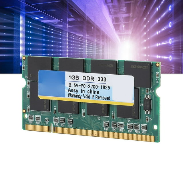 1G Laptop Ram, 333MHz Laptop Memory, Durable Built-in Chips For DDR PC-2700 Notebook
