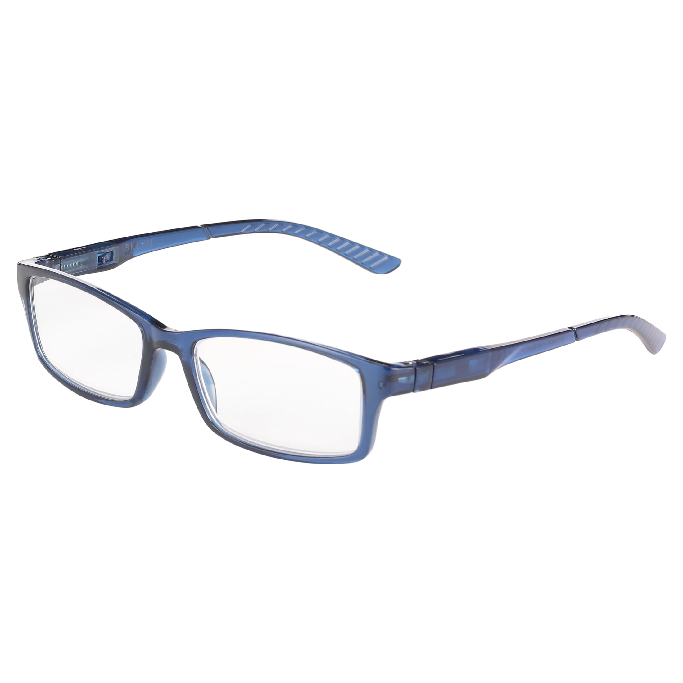Bklyn, Windsor +1.25, Adult, Unisex, Plastic Reading Glasses & Pouches Value Pack , 2 Ea