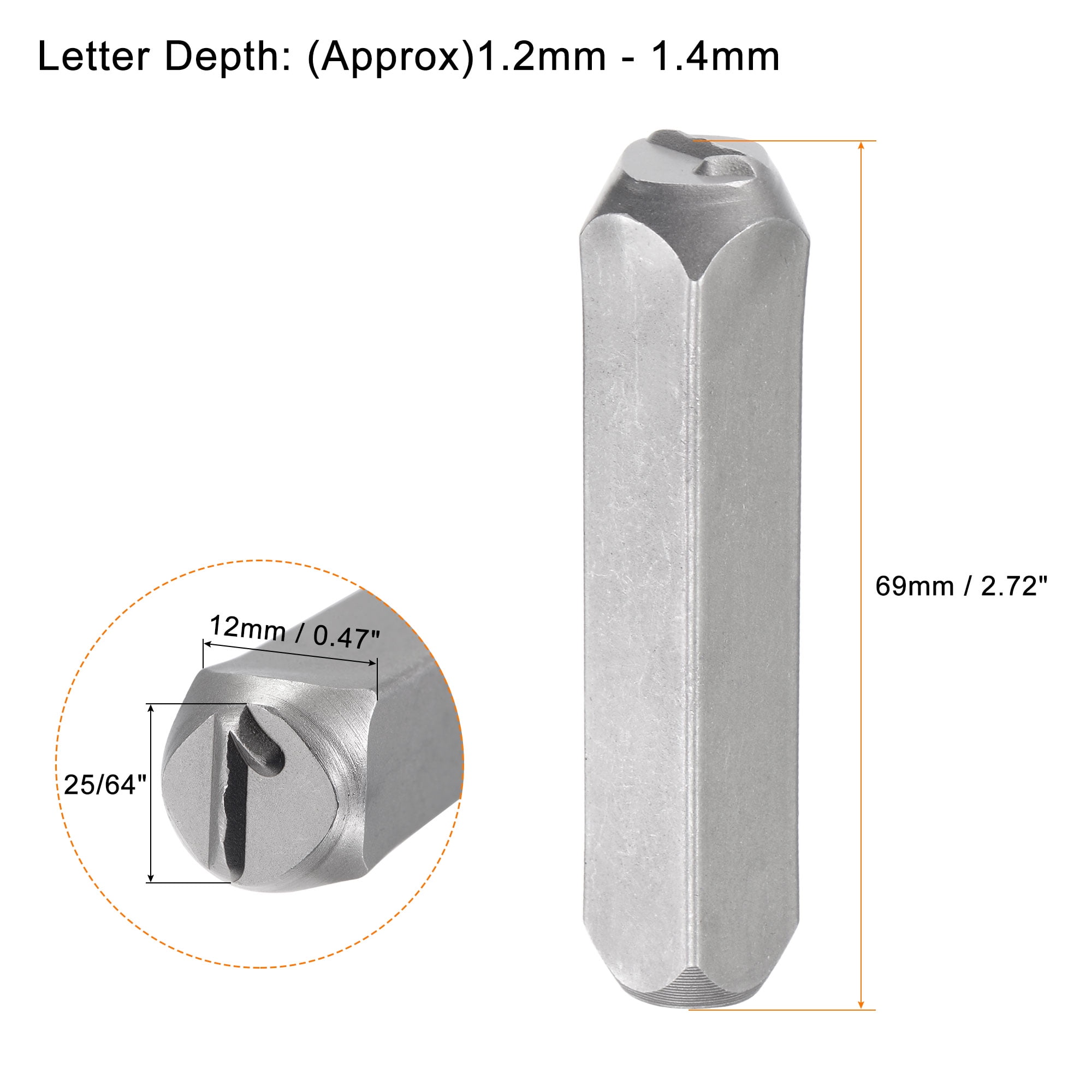 Alloy Steel Alphabet Letter Punch Set, For Metal Stamping, Tip Size: 10 mm  Font Impression Size at Rs 5000/set in Ulhasnagar