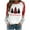 Red A, variant on IROINNID Christmas Sweatshirts for Women Crewneck Long Sleeve Shirt Printed Loose Fit Tops Holiday Casual Pullover,Pink
