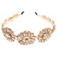 thumbnail image 1 of KAKOWELY Diadema con flores y diamantes de imitación para mujer, elegante, para fiestas y festivales., 1 of 5