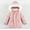 Pink, variant on fnnxnal Little Girls' Hot Pink Puffer Jacket 5T - Warm Winter Coat with Faux Fur Hood, Pockets, Waterproof Nylon Spandex
