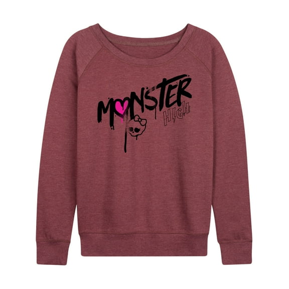 Monster High - Graffiti Logo - Women's Lightweight French Terry Long Sleeve Shirt