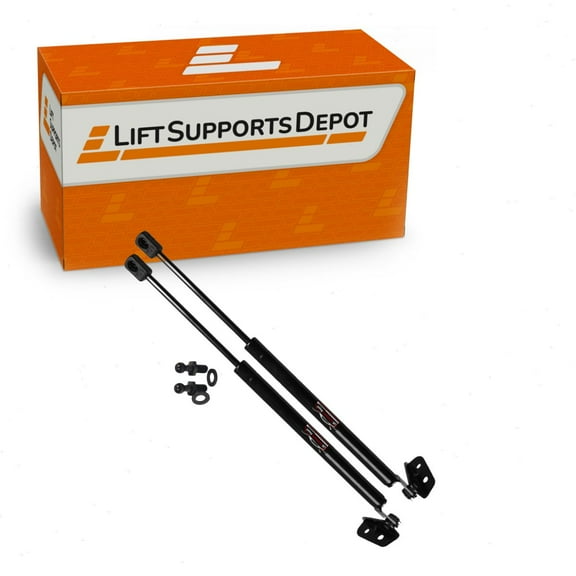 Set of 2 Compatible Witrh Mazda Rx7 Convertible 1987 to 1991 Trunk Lift New for Car Gas Shock Strut - Lift Supports Depot PM1026-27-a