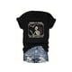 thumbnail image 1 of Women's Graphic T-Shirt - "There it Goes My Last Flying Chick" Skeleton & Floral Print, Casual Short Sleeve Round Neck Top, Machine Washable Summer Spring Tee, Ladies T Shirts, Comfortable Clothi, 1 of 6