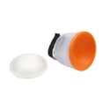 thumbnail image 1 of Universal DSLR Blanco Naranja Cámara Flash Difusor Domo Cámara Fotografía Accesorios 3 unids/set Eigraketly DZ5577-00B, 1 of 2