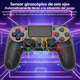 thumbnail image 5 of YUOY Controlador Inalámbrico PlayStation 4 con Iluminación Rgb, Ioystick de Juego Remoto Compatible con P4/Slim/Pro/PC, Negro, 5 of 8
