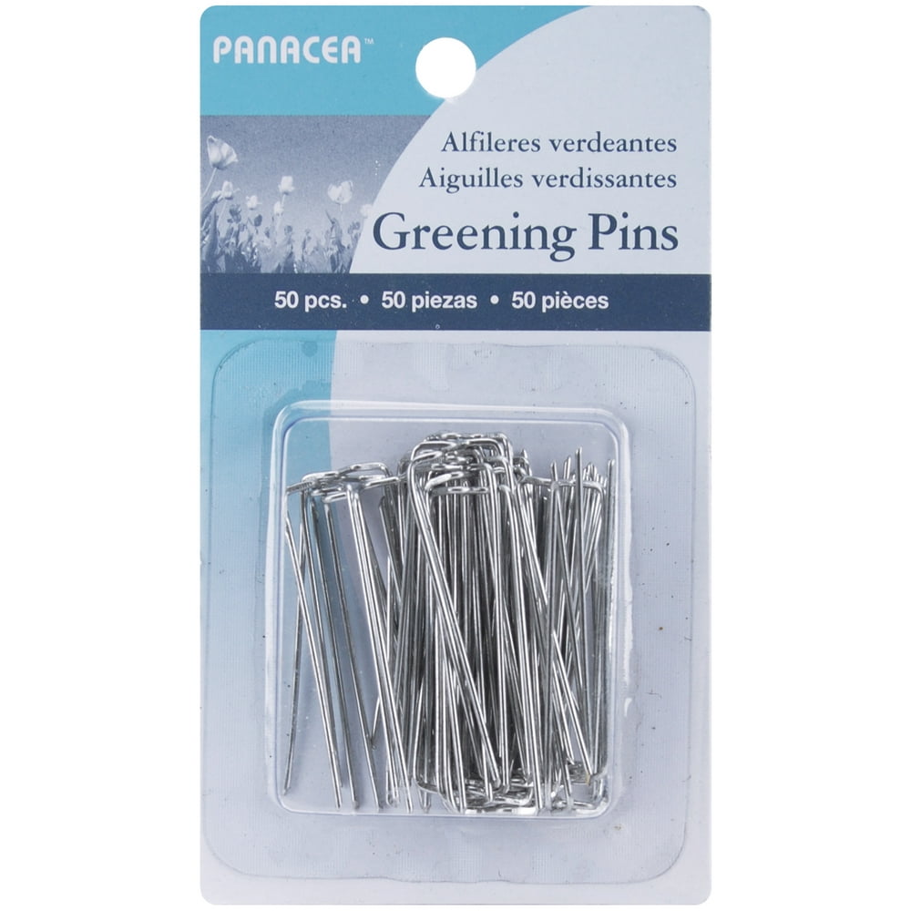 Greening Pins 1.75" 50/PkgSilver