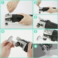 thumbnail image 4 of 6 Pack  Oscillating Tool Blade Set Precise Segment Swing Semi Circle Saw Blade Multifunctional  Blades Kit Grout Removal Multitool Saw Blades, 4 of 6