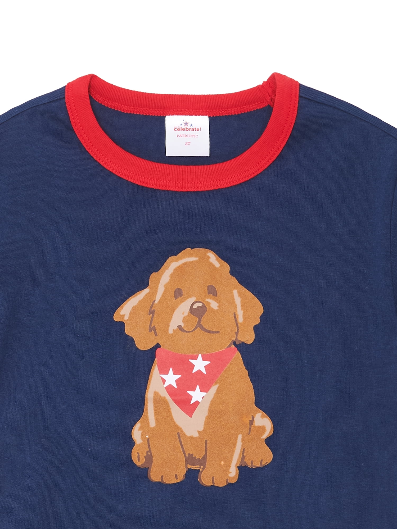 Way To Celebrate Toddler Americana Short Sleeve Tee, Sizes 12M-5T